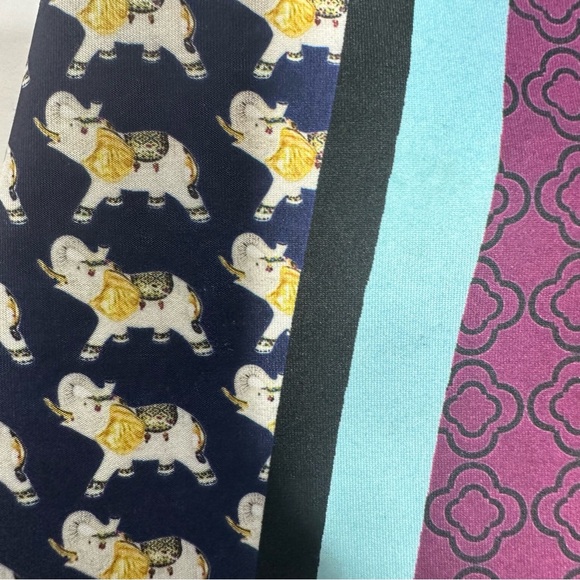 Clover Canyon Graphic Print Elephant and Tigers Neoprene Dress m - Picture 13 of 15